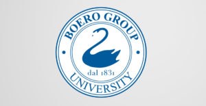 progettazione logotipo boero Group university